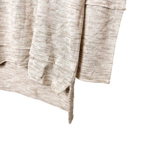 NIC+ZOE Weekend Warrior Sweater Neutral Mix Boho Rustic Distressed Grunge - Picture 7 of 8